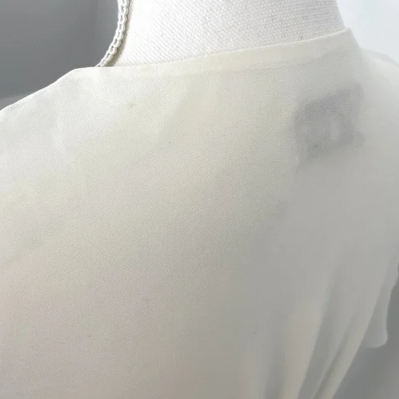 Show Me Your Mumu White Sophia Wrap Dress Size Medium New - Picture 13 of 16